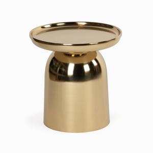 Кофейный столик Wallin диаметр 38 золотистый