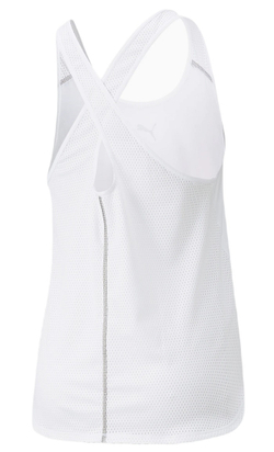 Женский топ теннисный Puma Run Cloudspun Marathon Tank - puma white