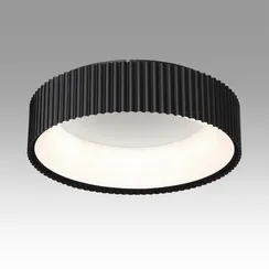 7712/56L AVRA LED SN 033 Светильник металл/акрил/белый/черный LED 56Вт 3000-6500К D460 IP20 пульт ДУ SHARMEL