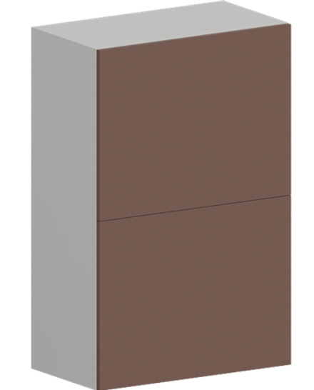 Кухня Модуль ШВГ 602Г Белый / Пудрово-розовый