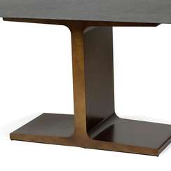 Обеденный стол Axen 200х95 см, черная керамика