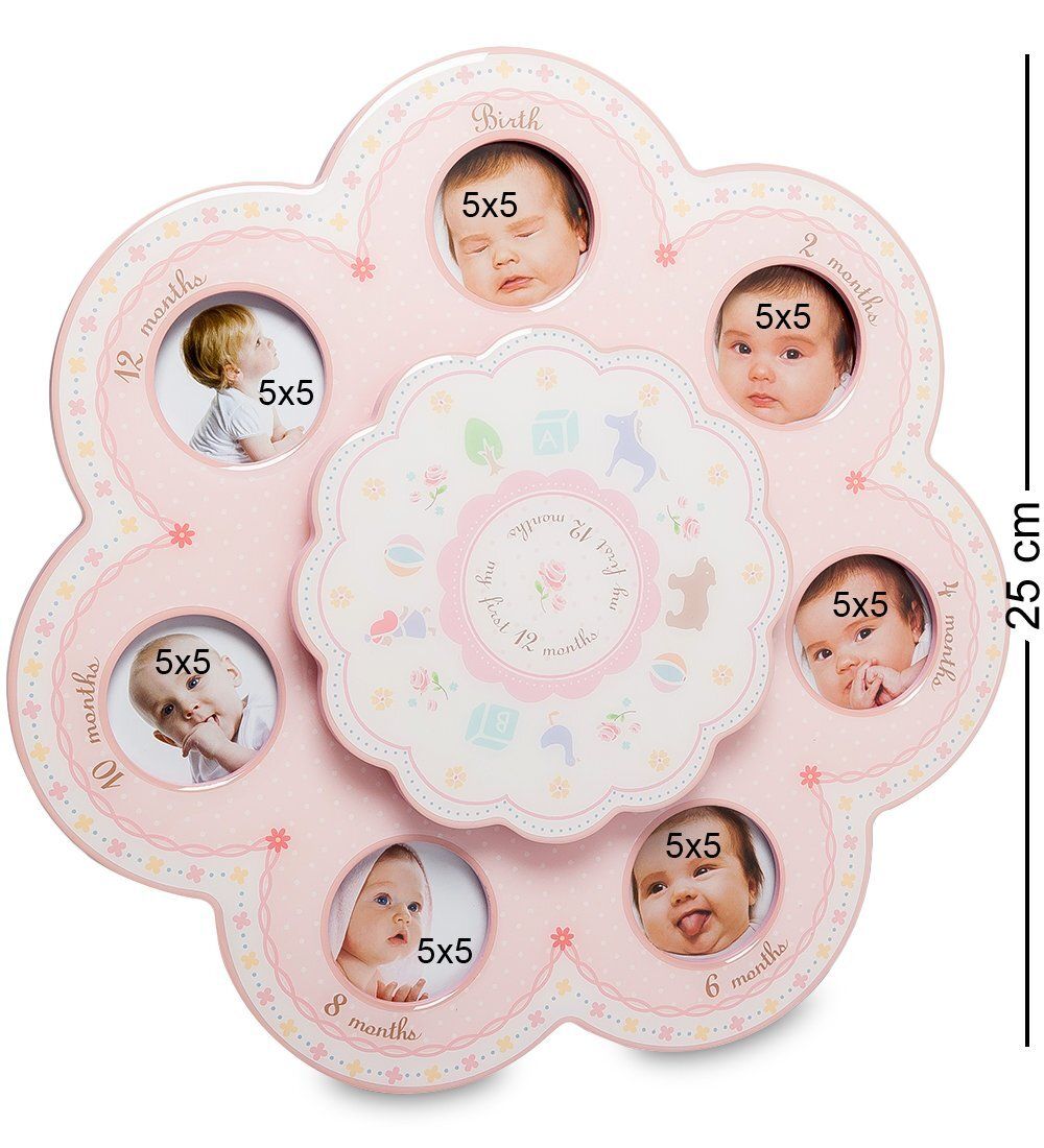 Bellezza Casa CHK-121 Муз. фоторамка «Первые месяцы» (на 7 фото: 5х5)
