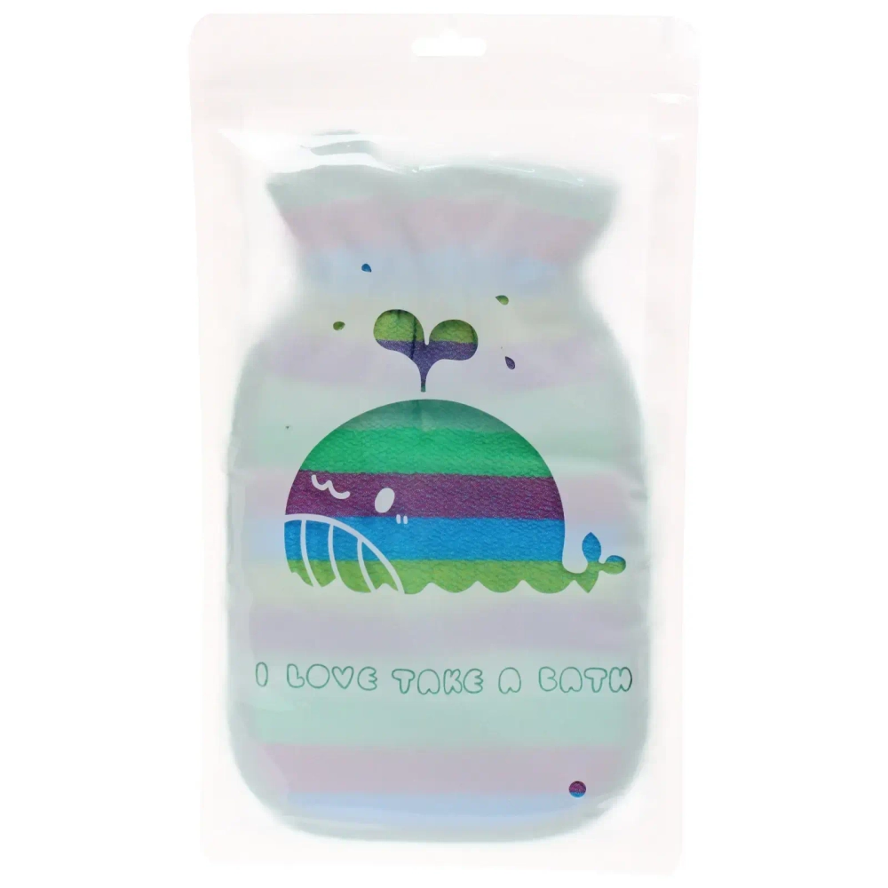 Мочалка - варежка для тела жёсткая «Premium - Lantika», мультицвет, 14*24см (ZIP пакет)