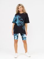 910 Костюм "черный/голубой" SveTekst (Акция)