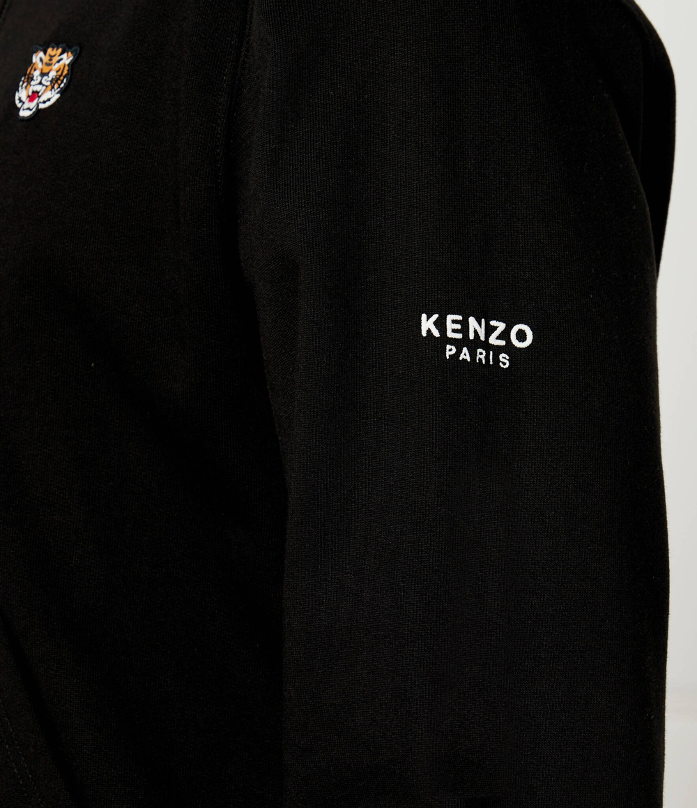 Худи LUCKY TIGER Kenzo - черный(FE55SW1964MF)