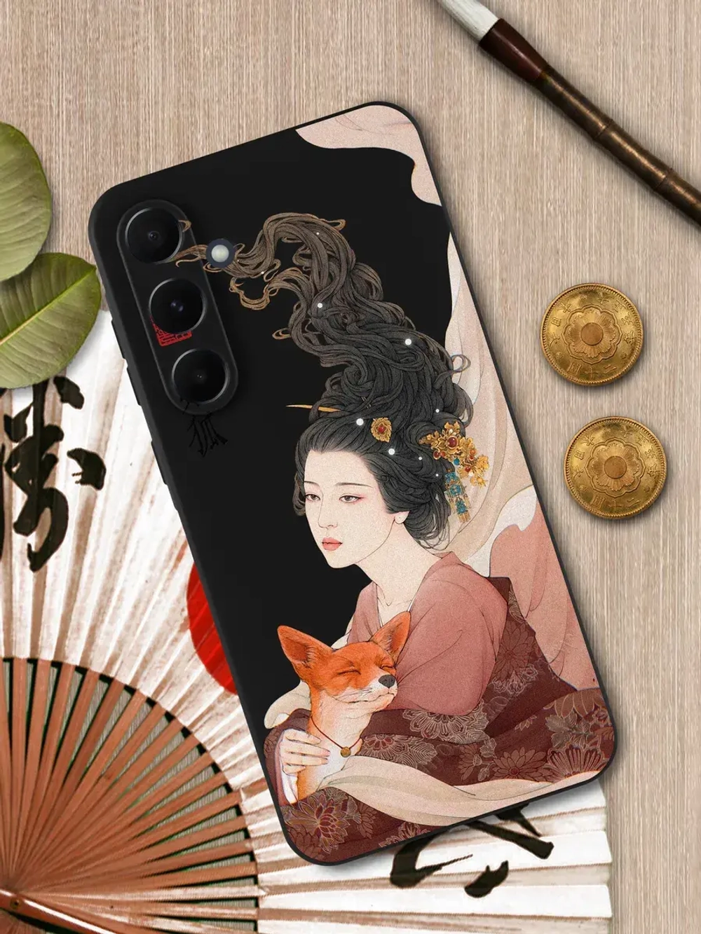 Чехол на Samsung A55 с принтом