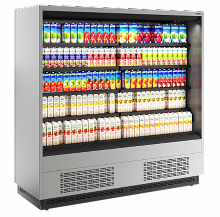 Витрина холодильная Carboma Cube 2 FC20-07 VM 1,9-2 0300 бок металл (версия 2.0) (9006-9005)