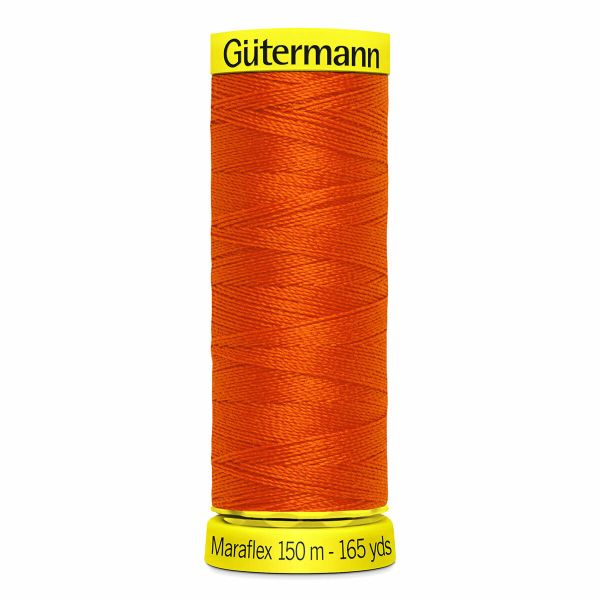 Нитки для трикотажа Gutermann Maraflex 120 (150 метров), 5 кат. | 351 оранжевый