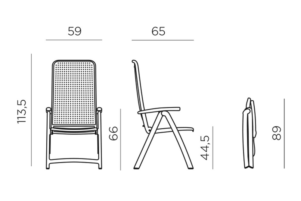Стул Darsena, антрацит