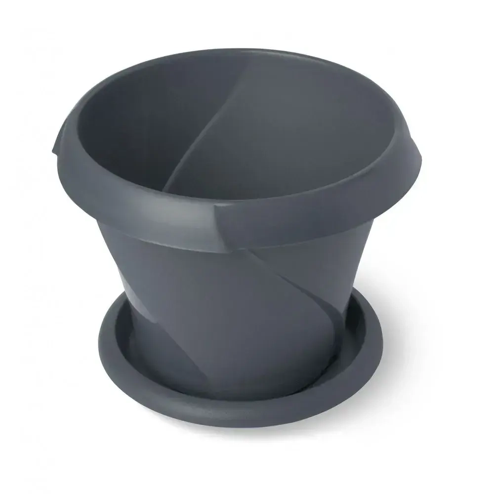 Капшо Флориана с поддонником 2,8л Д215 серое С386СЕР (комплект 24 шт)