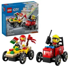 LEGO Constructor City Pizza vs. Fire Truck