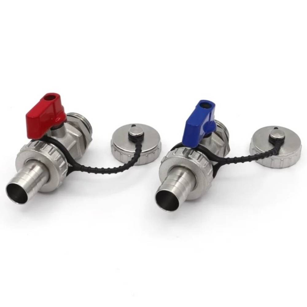 Кран VIEIR дренажный со съёмным металлическим штуцером 1/2" VR1119 (160/10)