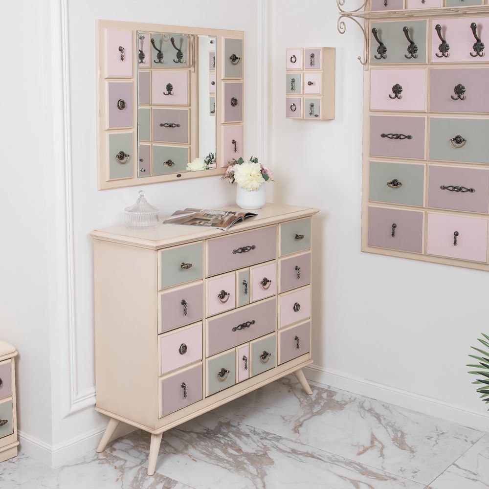 Зеркало настенное Пандора 2 Айвори Акварель