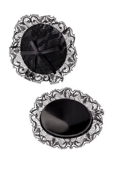 Нежные кружевные пэстис (Цвет: черный)