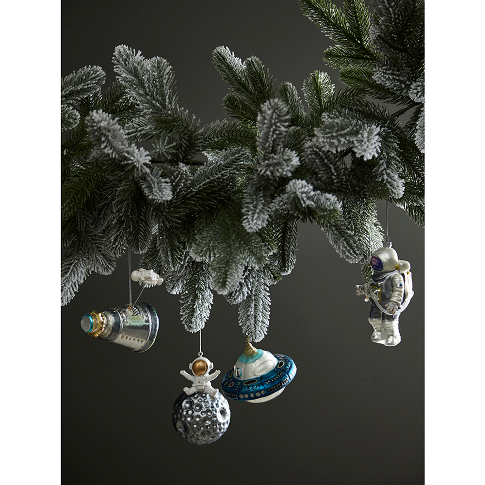 Набор ёлочных украшений cosmic saga из коллекции new year essential, 4 шт.