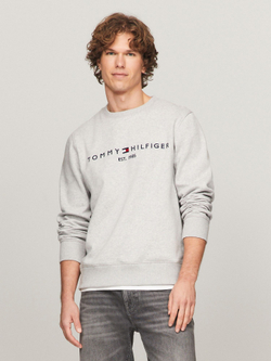 Свитшот Tommy Hilfiger Embroidered Tommy Logo Grey Heather