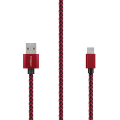 Кабель Rombica Digital AB-04B Micro USB to USB cable 2 м (CB-AB04R) красный