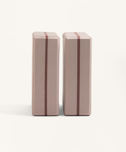 OYSHO Набор блоков для йоги, бежево-розовый