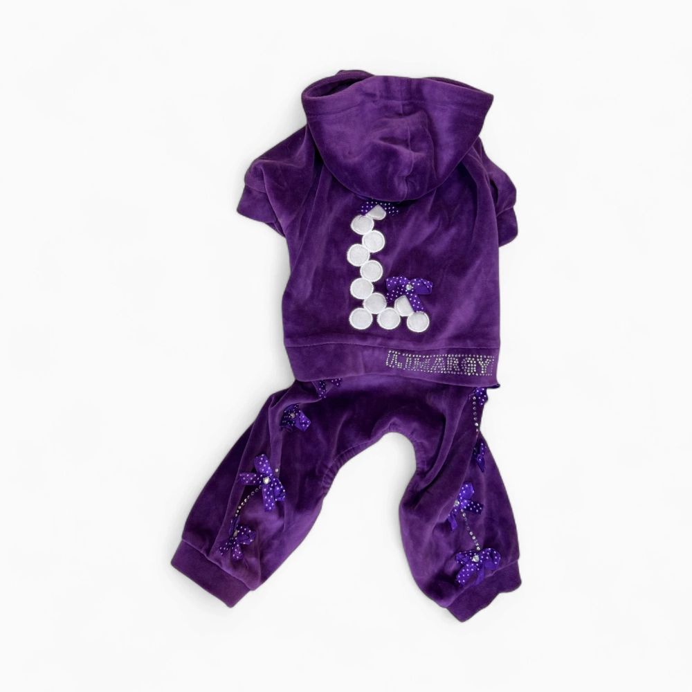 Коcтюм велюровый «Бантики»