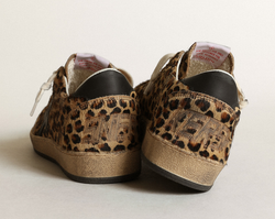 Кеды Golden Goose 'Superstar' Golden Goose - Ball Star in leo-print pony skin