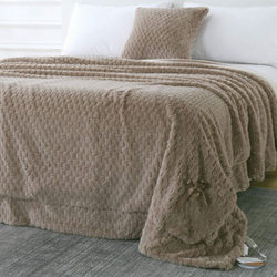 Плед 160х220 Sofi De MarkO Аврил бежевый