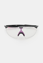 Спортивные очки 100% HYPERCRAFT SQ Gloss Black - Purple Flash Mirror Photochromic Lens