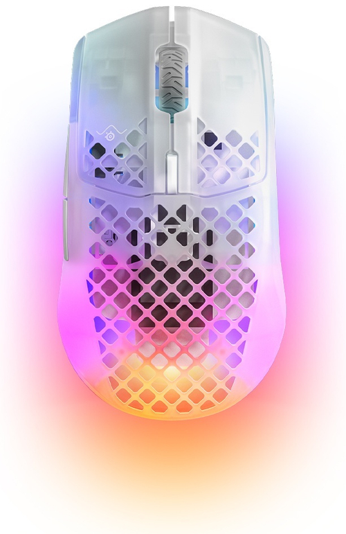 Мышь SteelSeries Aerox 3 Wireless Ghost 2022 прозрачный