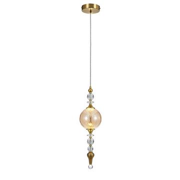 Подвесной светильник 10W 4000K V000190L 11056/1P Amber янтарный Sorpresa Indigo