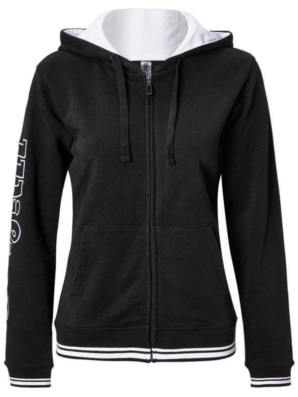 Женская Кофта теннисная Wilson Team II FZ Hoody W - черный