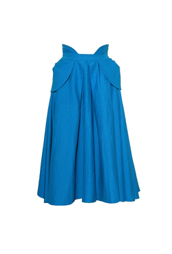 Юбка-солнце голубая 26-14SS