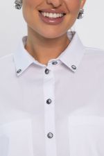 Рубашка с карманами Аристократка (белая) Б14449-10М LT Collection