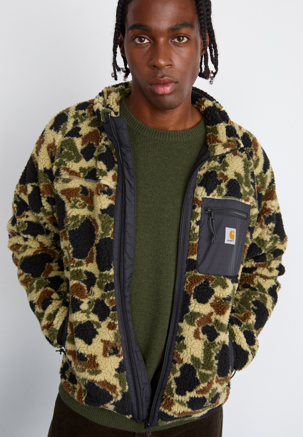 Carhartt WIP PRENTIS - Зимняя куртка - Чёрный