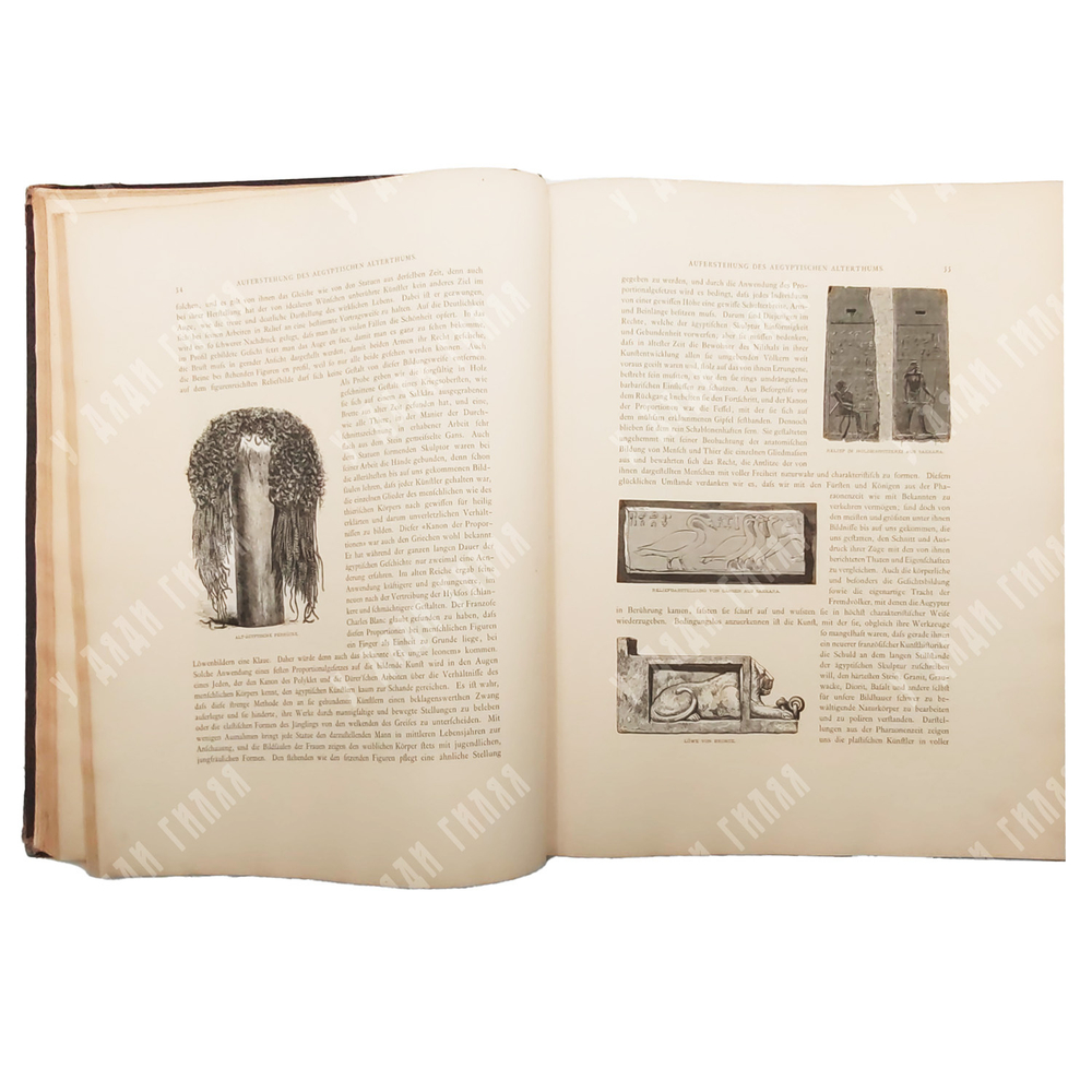 Георг Эберс. Египет / Georg Ebers. Aegypten in Bild und Wort. В 2 т., 1879.