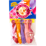 Шар латексный 30см Набор 5шт Ура! Девочка! (Ассорти)