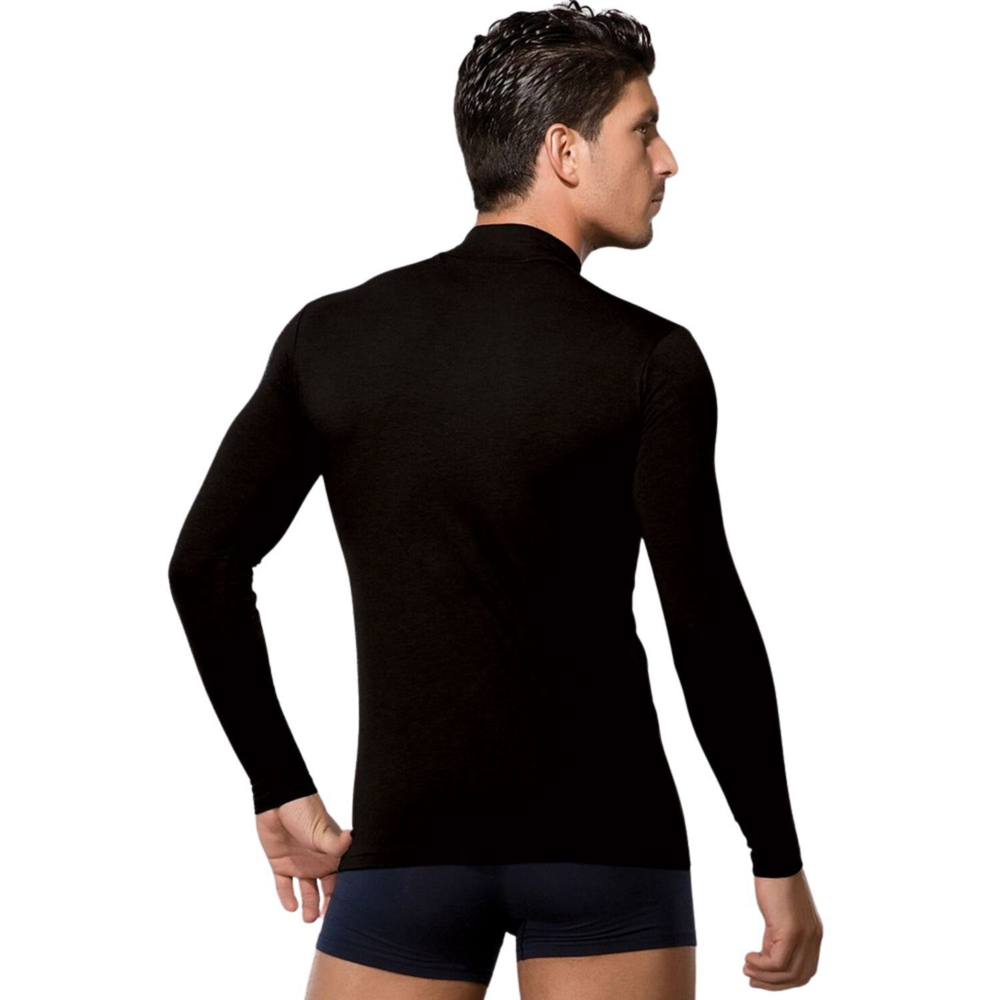 Лонгслив с воротником-стойкой Doreanse Modal Basic (Размер: XXL) (Цвет: белый)