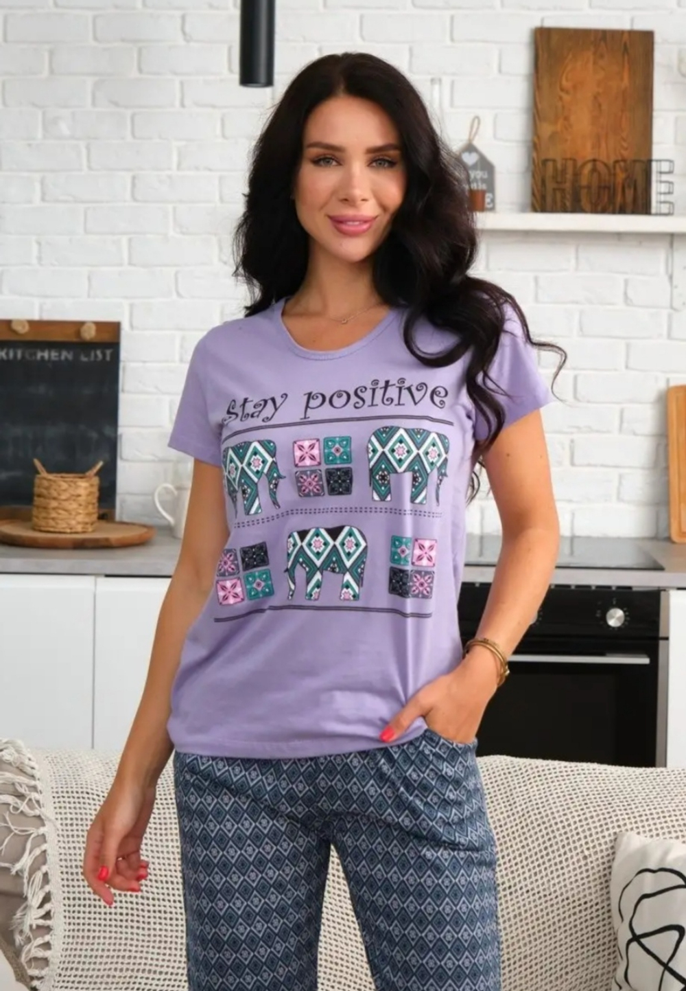 Пижама х/б бриджи+футболка УБФ0010