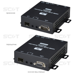 HE01F-4K6G-KS Комплект для передачи HDMI и сигналов USB/RS232/ИК управления по оптоволоконному кабелю