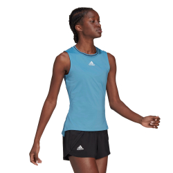 Женский топ теннисный Adidas Match Tank Top W - hazy blue/white