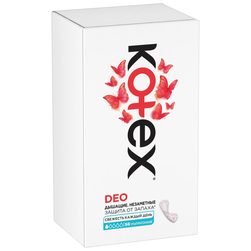 Прокладки ежедневные Kotex Deo Ультратонкие 56шт