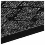 Коврик придверный 60х90 см, СЕРЫЙ, влаго-грязезащитный, 450 г/м2, плетение, PRIMILA KRAFT, 701050