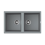 кухонная мойка Omoikiri Tedori 86-2-GR Tetogranit/leningrad grey