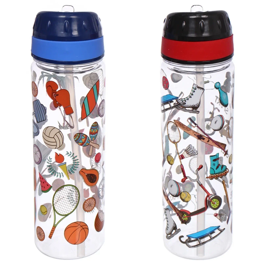 Бутылка питьевая пластиковая 650мл «Сладкая мечта», микс цветов