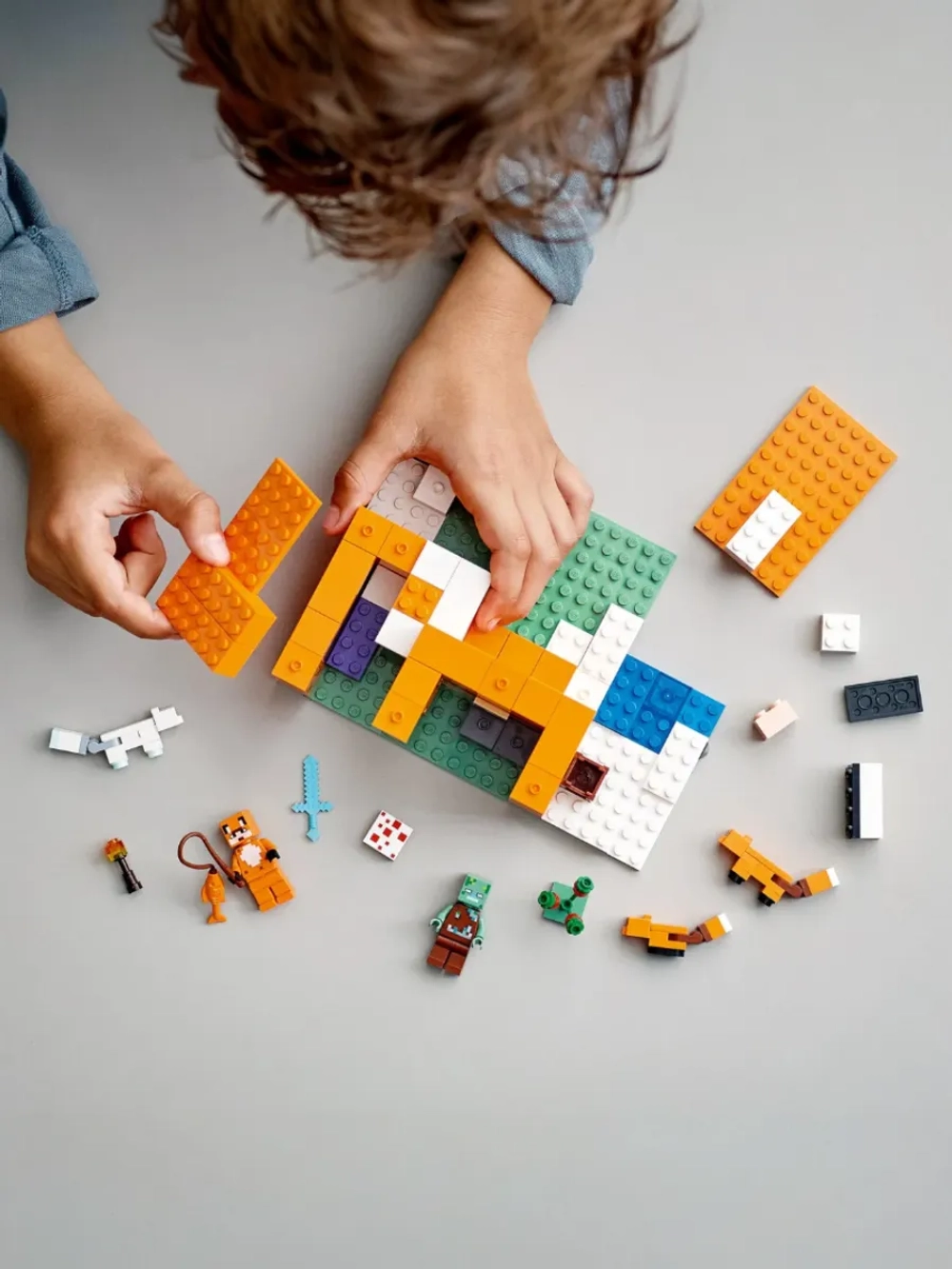 Лего Майнкрафт Лисья хижина 21178