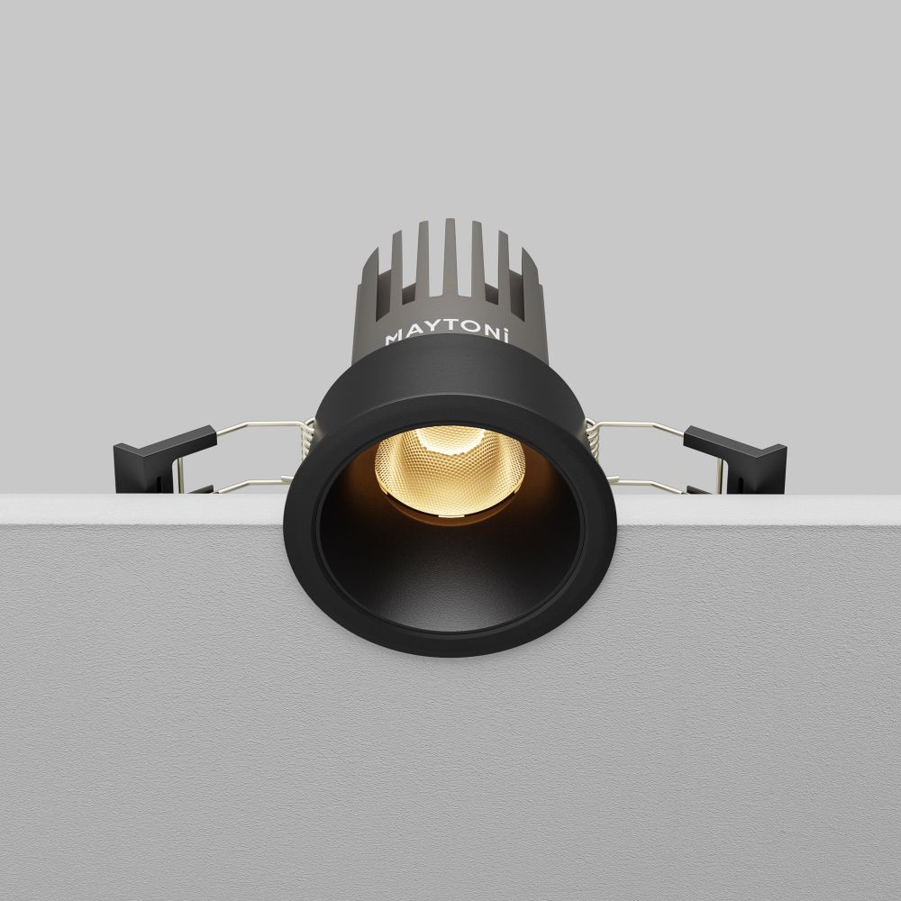 Светильник встраиваемый светодиодный Maytoni   DL123-10W-2.7K-B