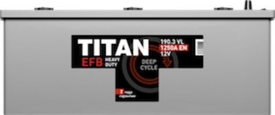 TITAN EFB 6СТ-190 аккумулятор