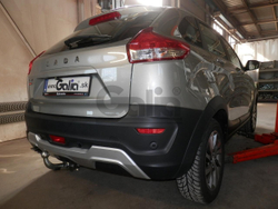 Оцинкованный фаркоп на Lada Xray 2015-2022, Lada Xray Cross 2018-2022 (без электрики), Galia L029A
