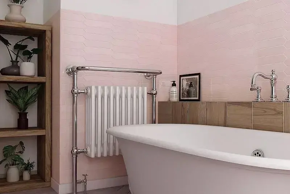 Керамическая плитка Equipe Arrow Blush Pink 25823 настенная 5х25 см