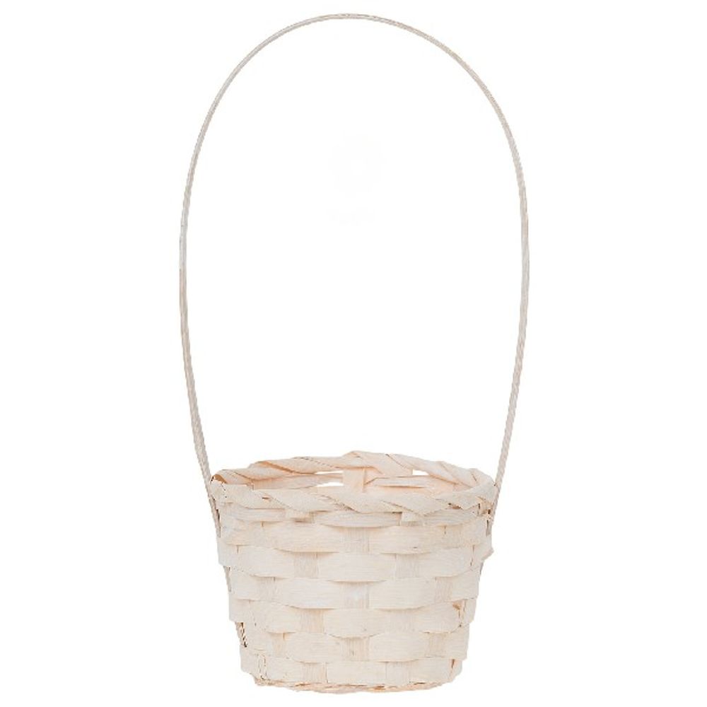 Корзина (бамбук) D13*Н9.5*НН28 БЕЛАЯ