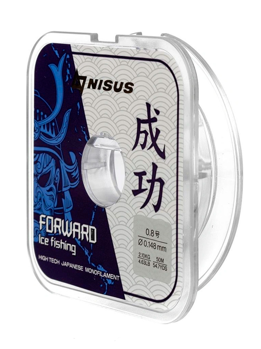 Леска для рыбалки Nisus FORWARD ICE FISHING Nylon Transparent 0,074mm/50m (N-FIF-0.074-50)