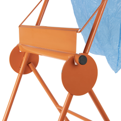 WDK-99520 Мобильный диспенсер для максикующей бумаги с держателем под мусорный пакет